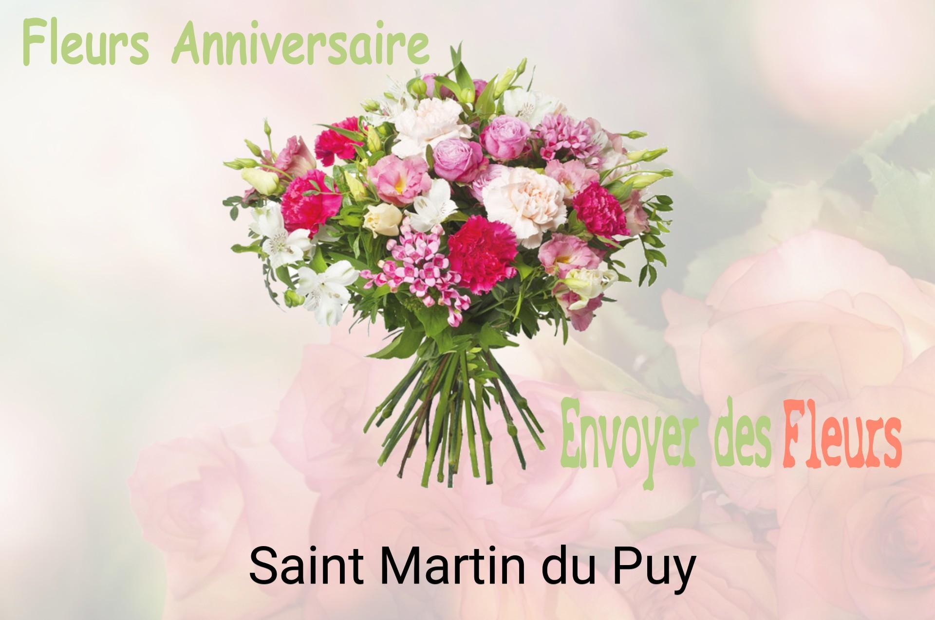 Bouquet de fleurs d’anniversaire livré à Saint-Martin-du-Puy
