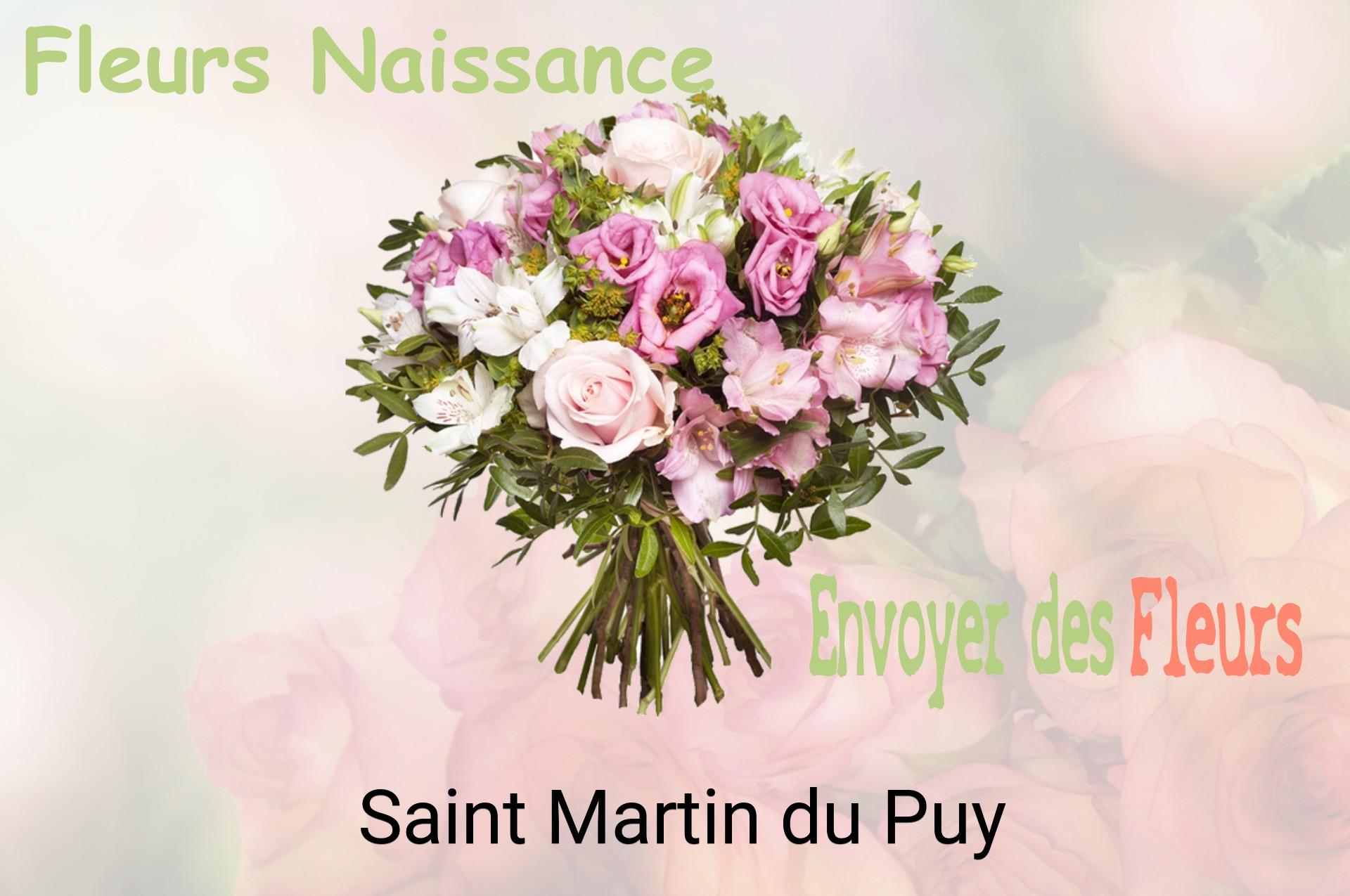 Bouquet de fleurs de naissance livré à Saint-Martin-du-Puy