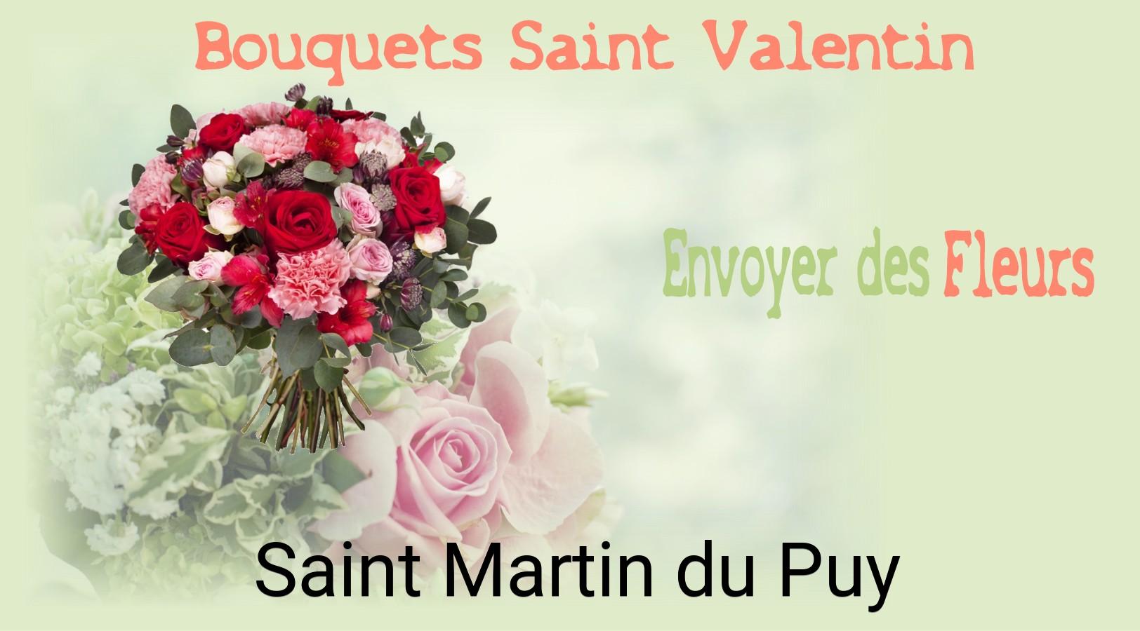 Roses de Saint-Valentin livrées à Saint-Martin-du-Puy